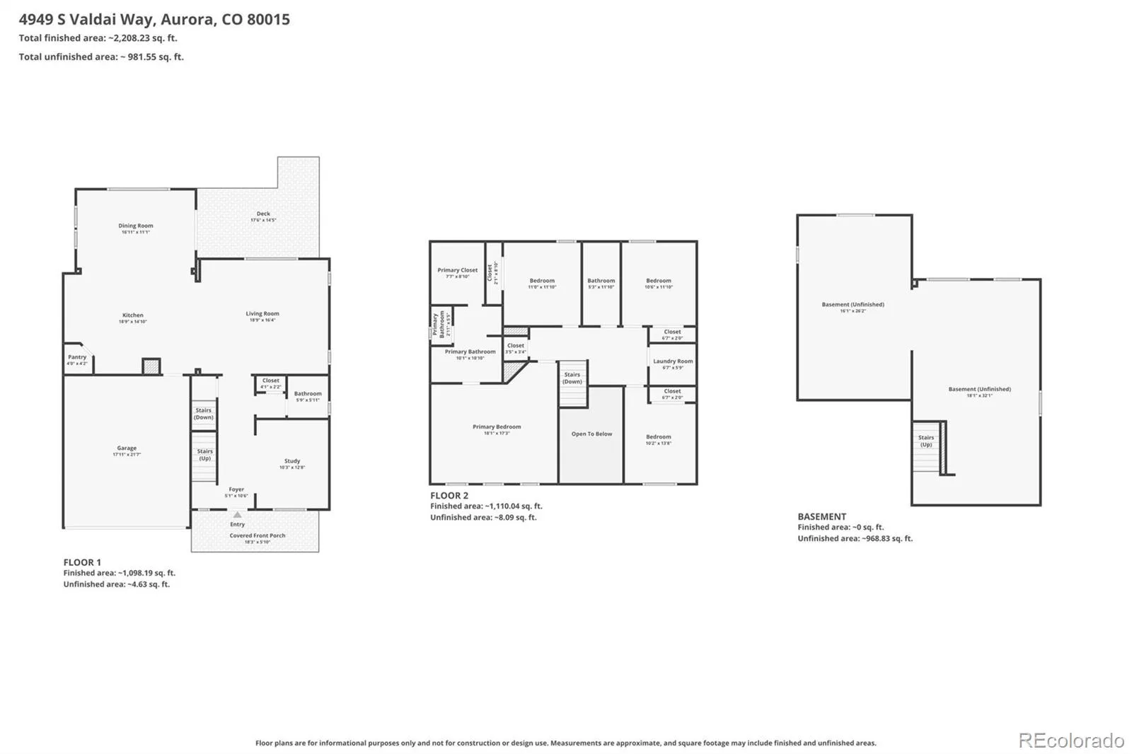4949 S Valdai Way Aurora CO 80015 | MLS #REC6792031 06172026235150 1600 27