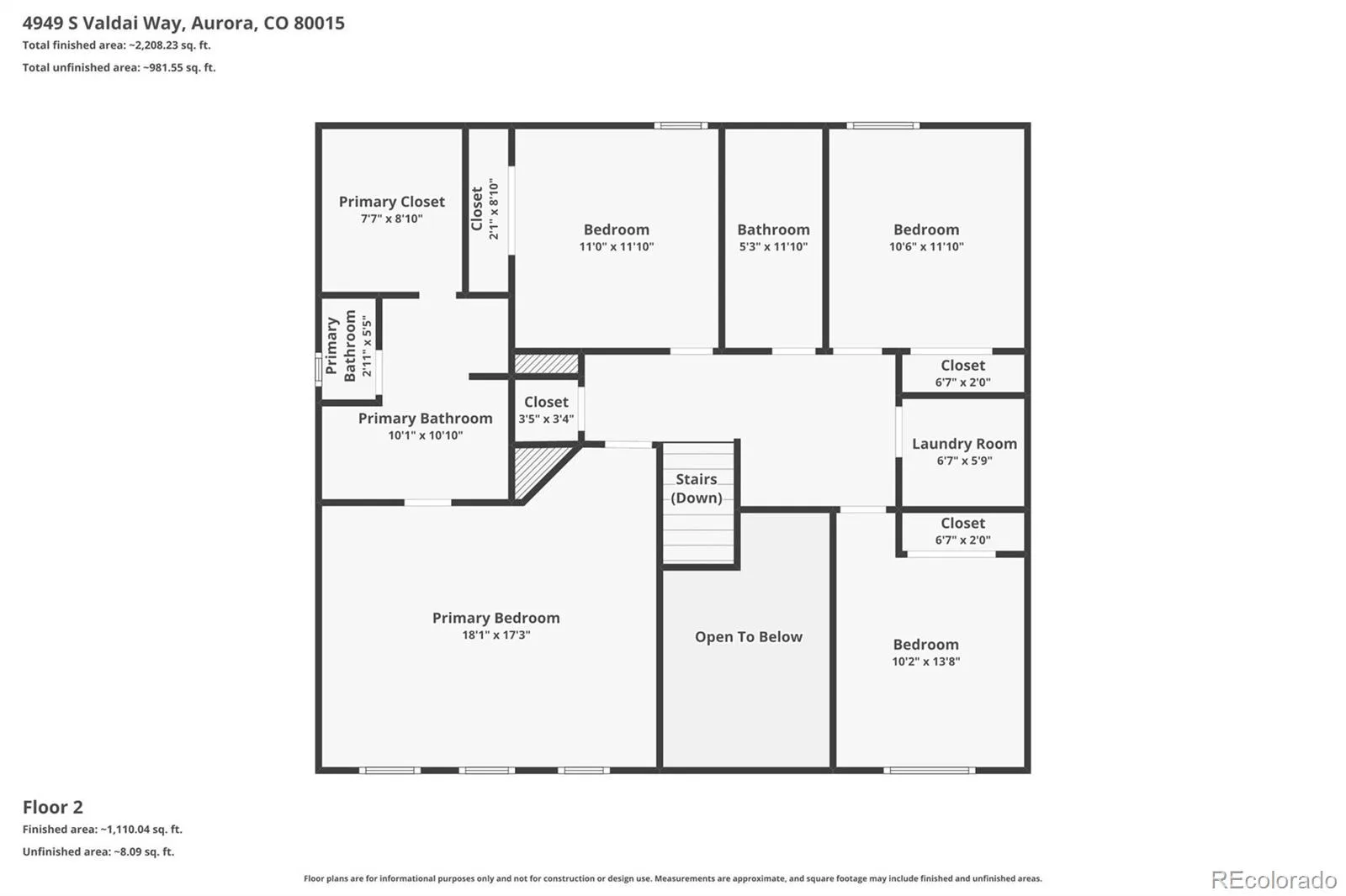 4949 S Valdai Way Aurora CO 80015 | MLS #REC6792031 06172026235150 1600 29