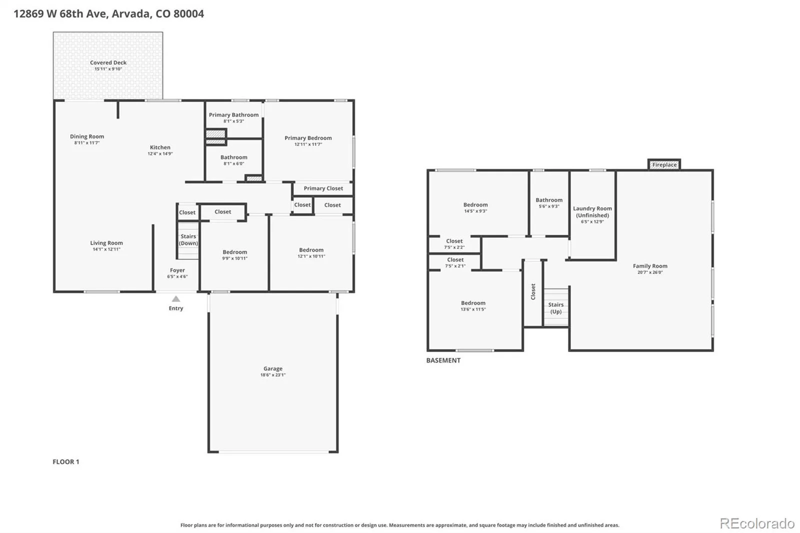 12869 W 68th Avenue Arvada CO 80004 | MLS #REC6863143 07232026211332 1600 26