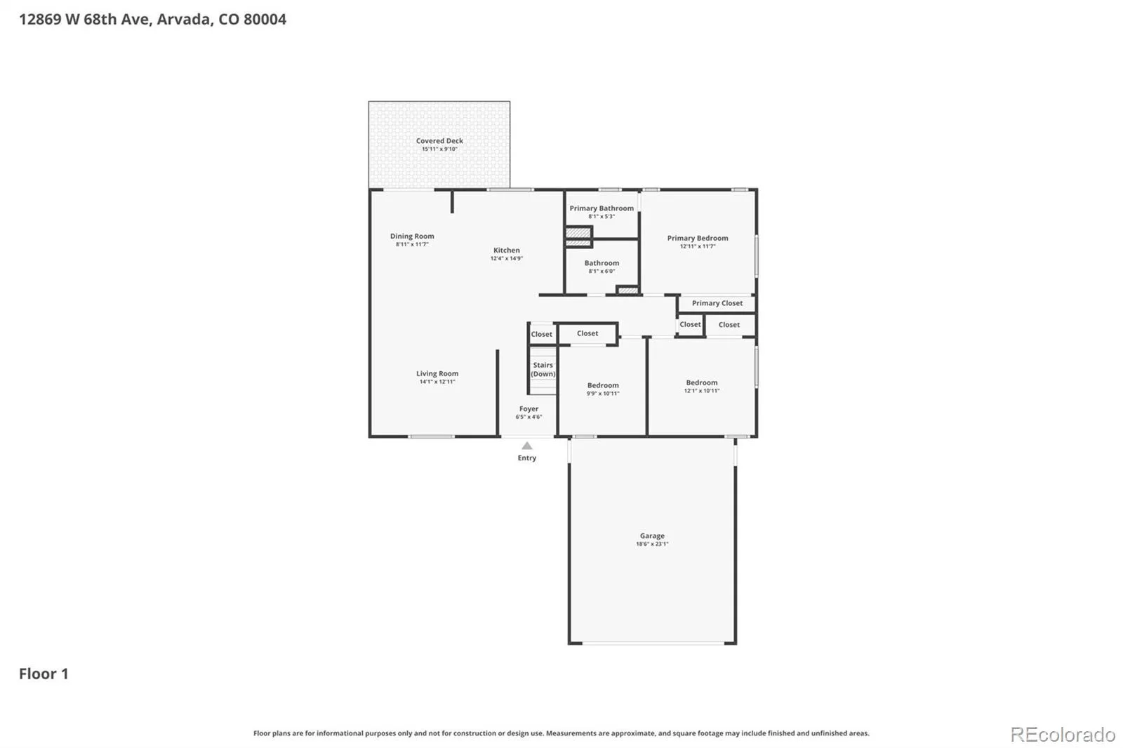 12869 W 68th Avenue Arvada CO 80004 | MLS #REC6863143 07232026211332 1600 27