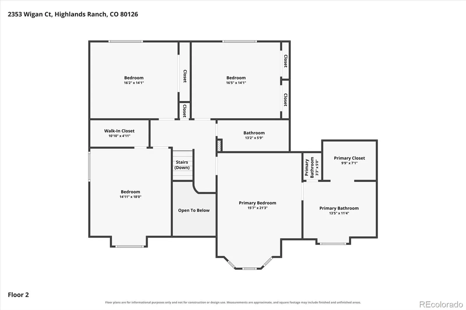 2353 Wigan Court Highlands Ranch CO 80126 | MLS #REC6926298 08032026155719 1600 45