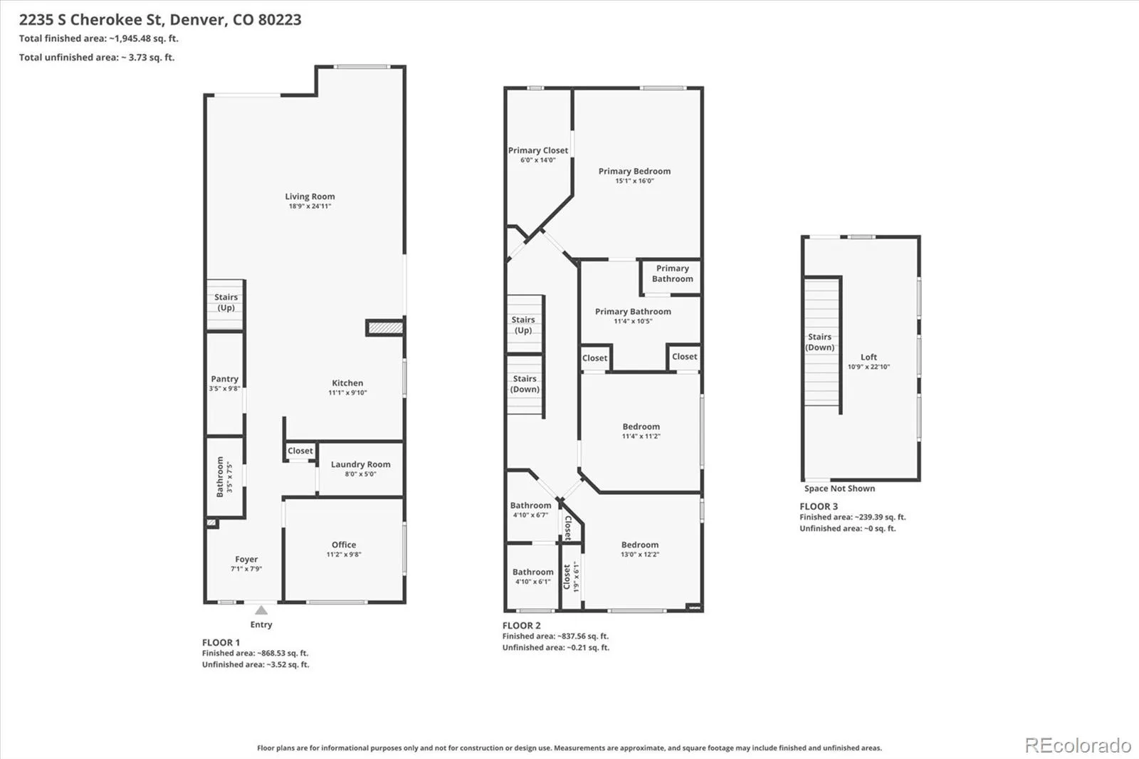 2235 S Cherokee Street Denver CO 80223 | MLS #REC7033490 08052026041349 1600 29