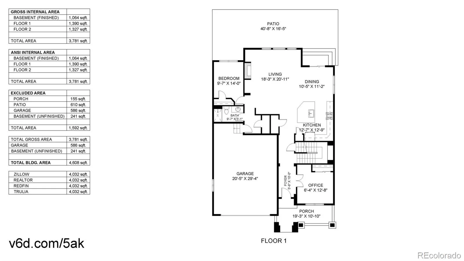 18189 W 85th Drive Arvada CO 80007 MLS #REC7078364 07102026181354 1600 43