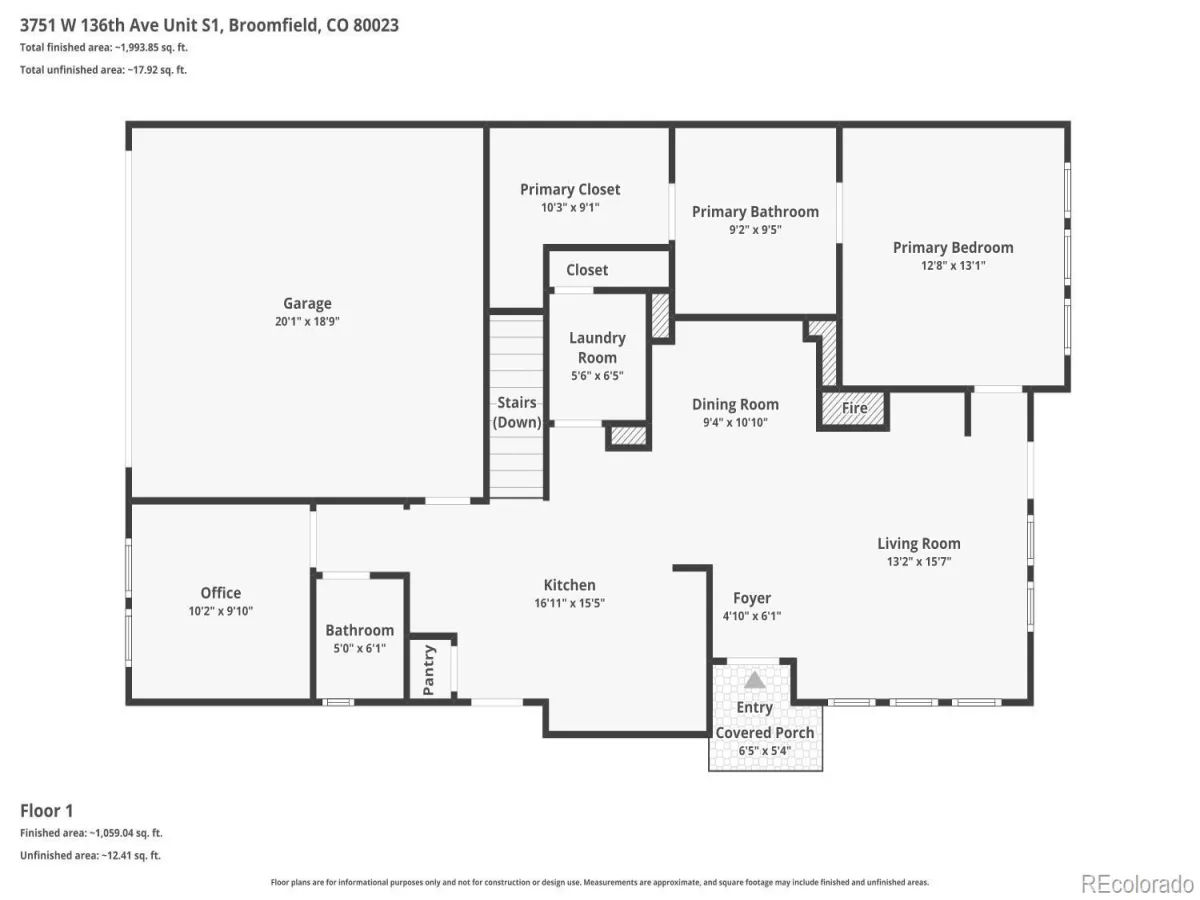 3751 W 136th Avenue #S1 Broomfield CO 80023 | MLS #REC7184348 06052026064127 1200 28