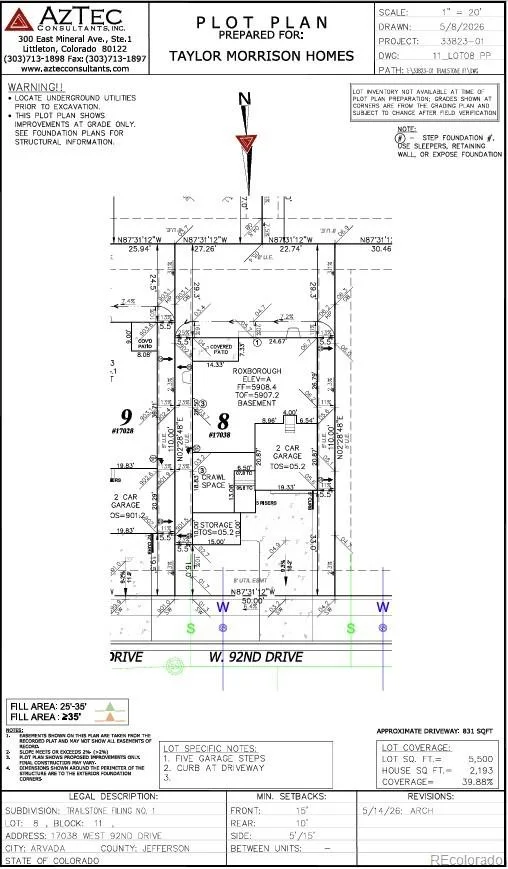 17038 W 92nd Drive Arvada CO 80007 | MLS #REC7266698 09012026155739 508 39