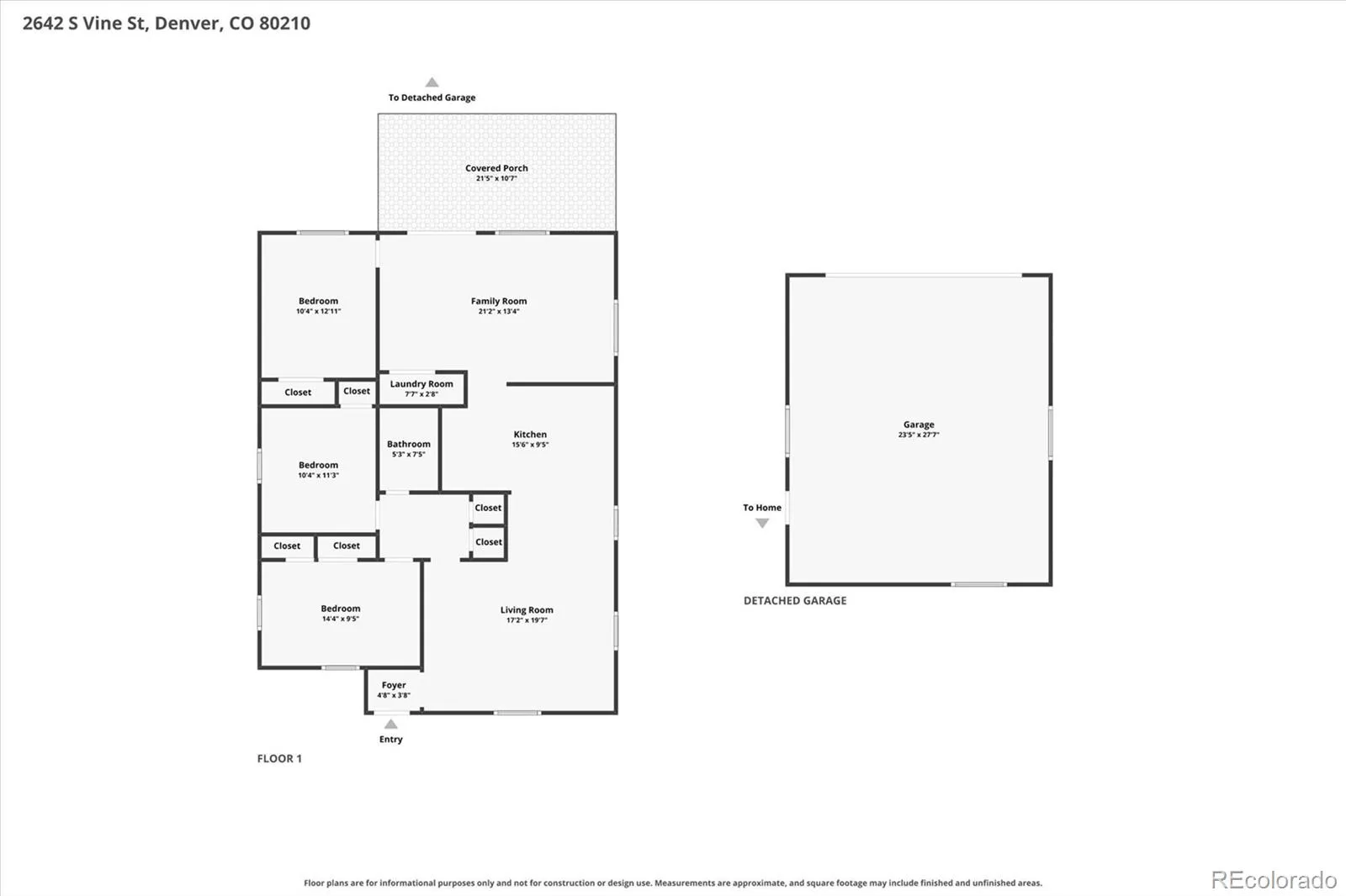 2642 S Vine Street Denver CO 80210 | MLS #REC7330150 08282026211846 1600 31