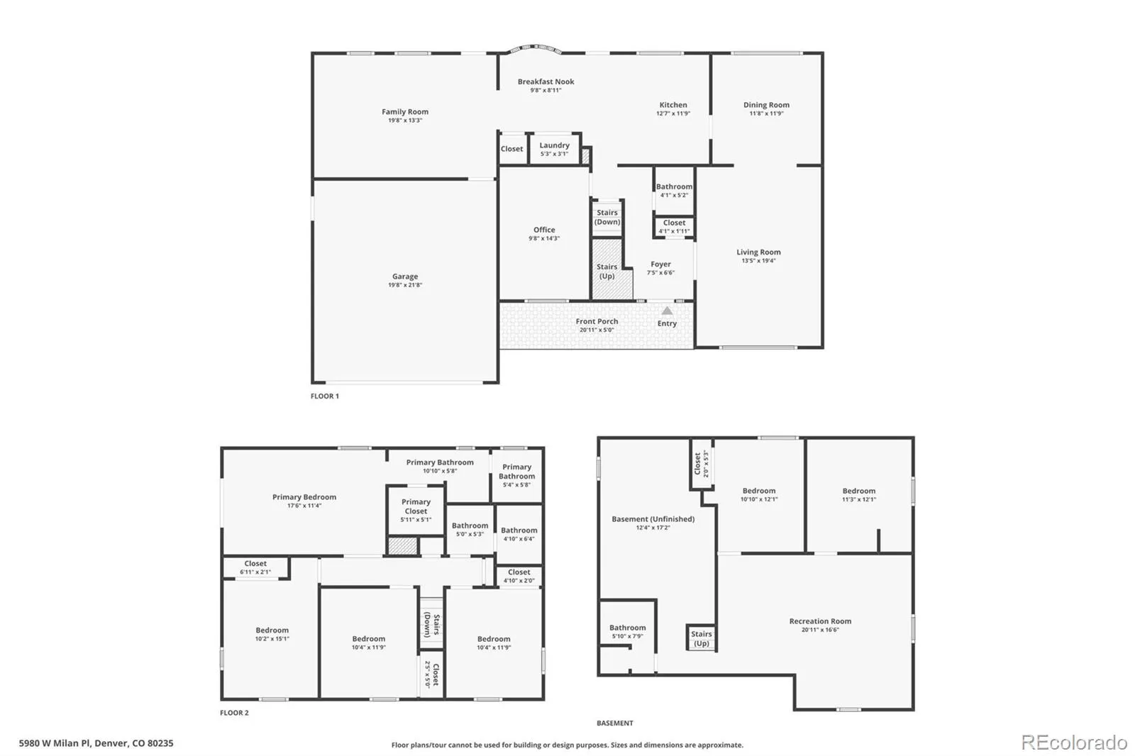 5980 W Milan Place Denver CO 80235 MLS #REC7332821 05252026153437 1600 31