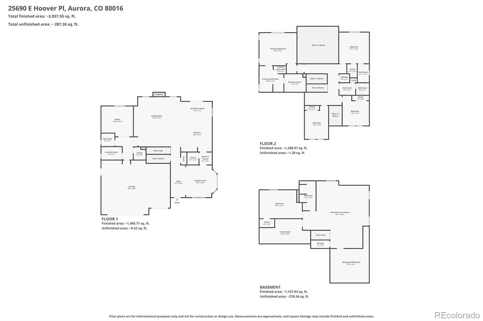 25690 E Hoover Place Aurora CO 80016 MLS #REC7622192 05192026053605 1600 49