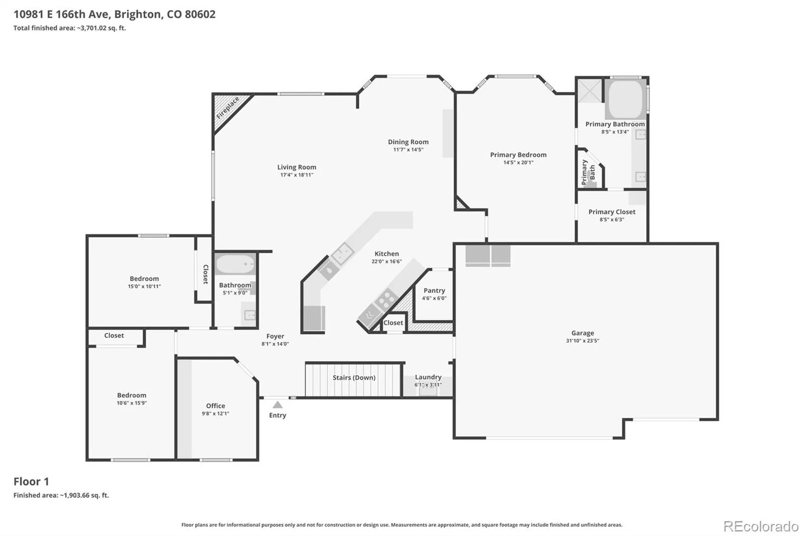 10981 E 166th Avenue Brighton CO 80602 | MLS #REC7691970 05292026200547 1600 39