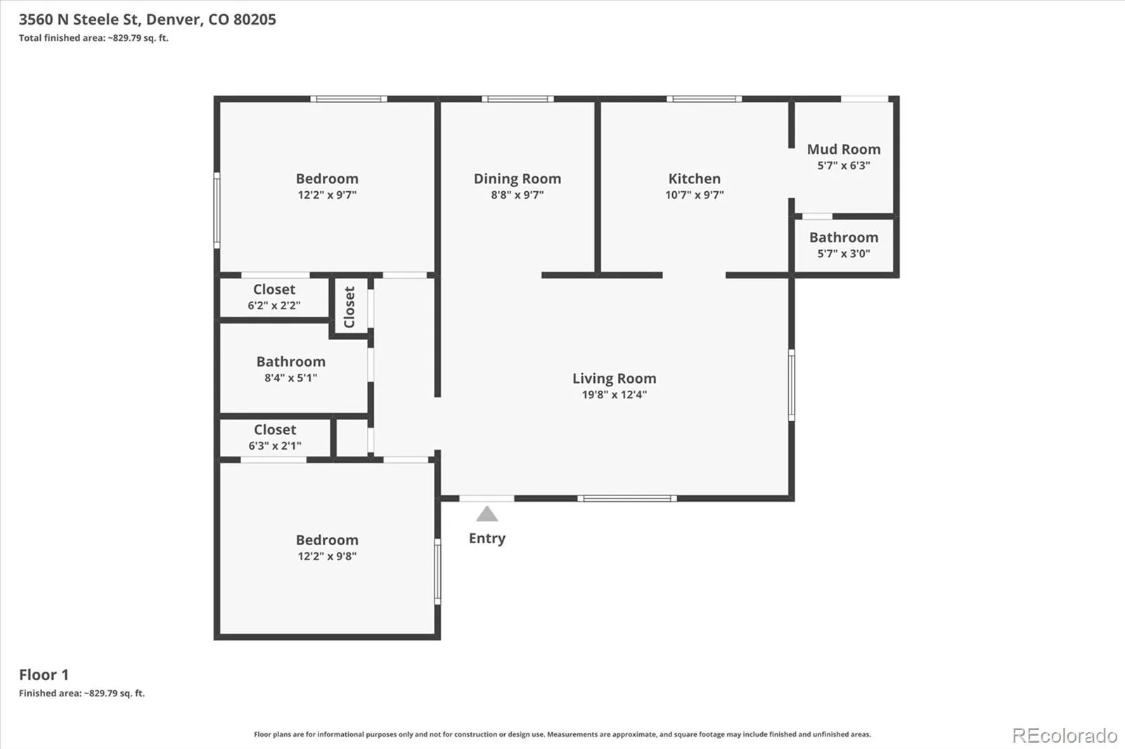 3560 N Steele Street Denver CO 80205 | MLS #REC7840140 08302026143325 1600 30