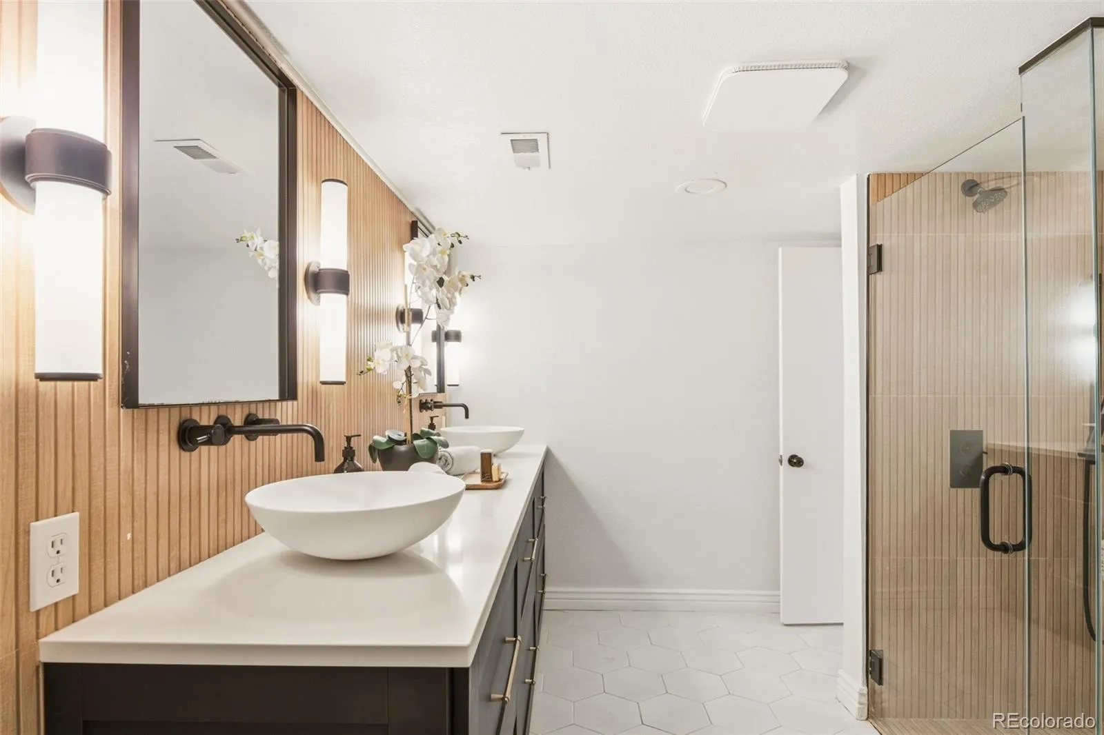 Five-piece primary bath remodeled in 2021