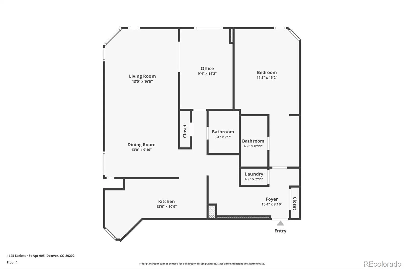 1625 Larimer Street #905 Denver CO 80202 | MLS #REC8109231 09272026003111 1600 23