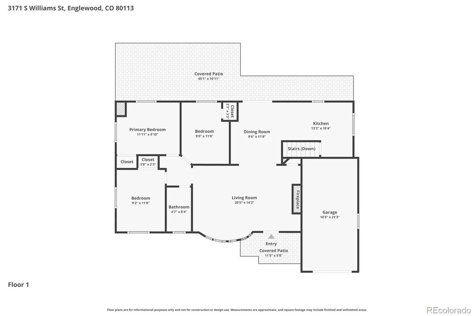 3171 S Williams Street Englewood CO 80113 MLS #REC8262956 05212026185607 1600 31