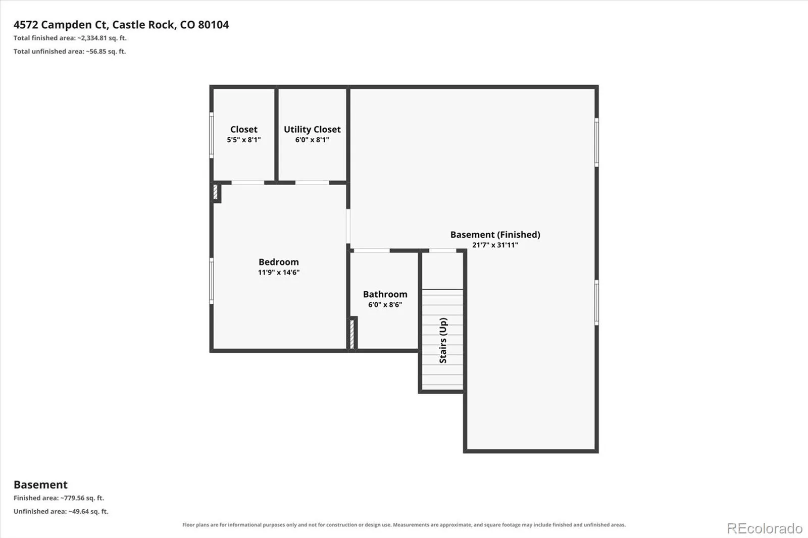 4572 Campden Court Castle Rock CO 80104 | MLS #REC8288171 08122026053456 1600 28