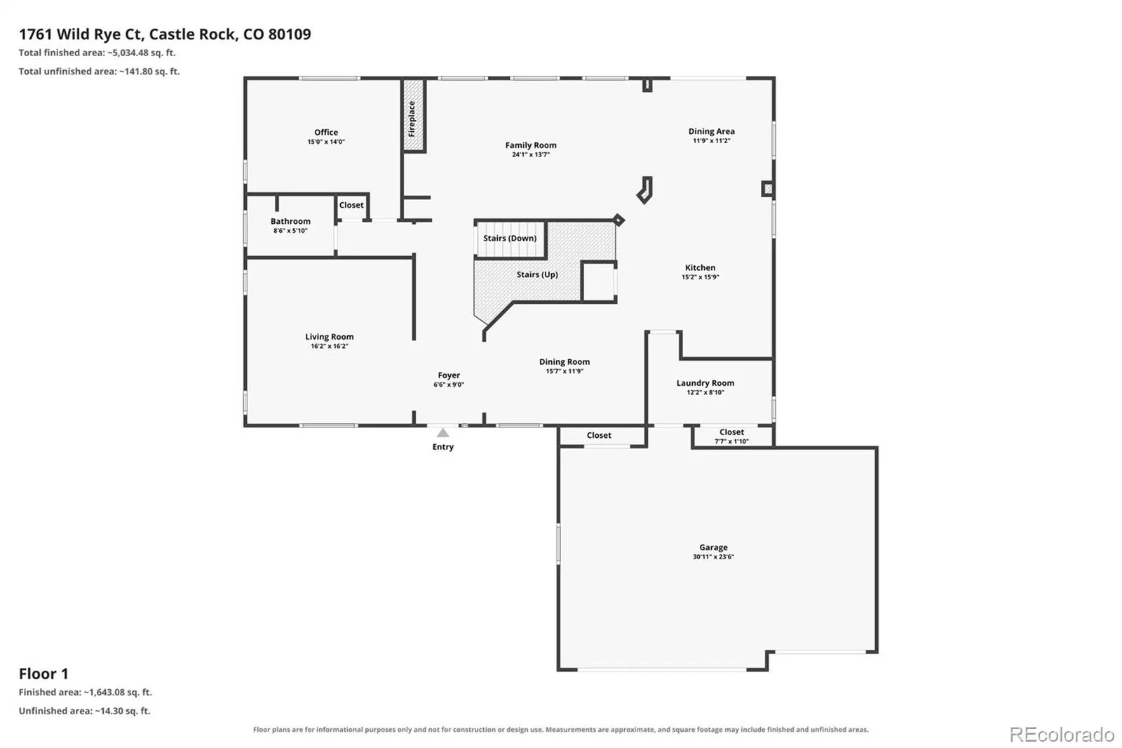 1761 Wild Rye Court Castle Rock CO 80109 MLS #REC8298177 07242026050430 1600 47
