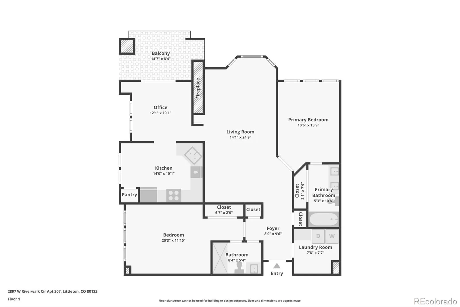 2897 W Riverwalk Circle #307 Littleton CO 80123 | MLS #REC8299687 05282026030702 1600 41