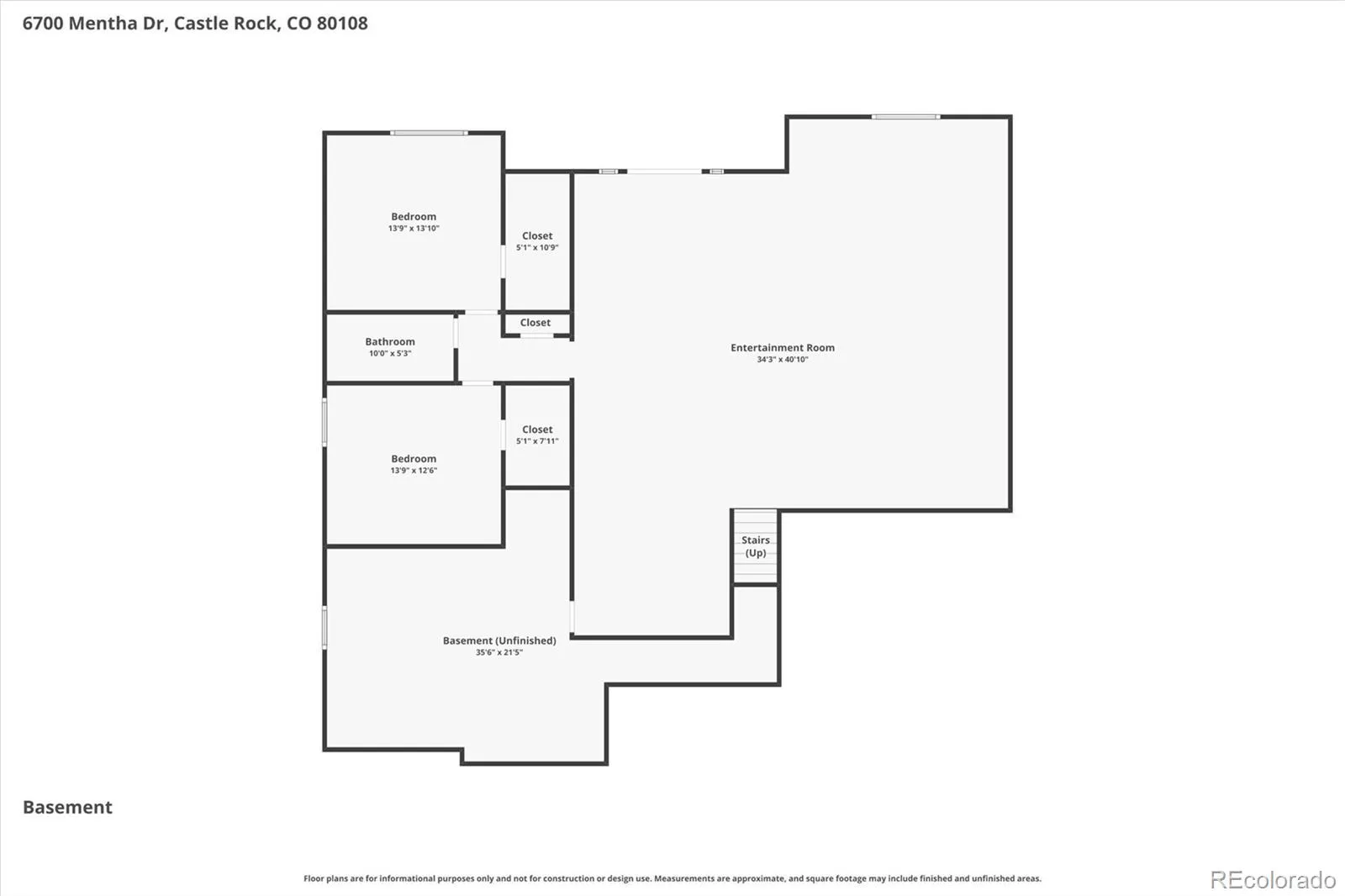 6700 Mentha Drive Castle Rock CO 80108 MLS #REC8376730 05132026213345 1600 45