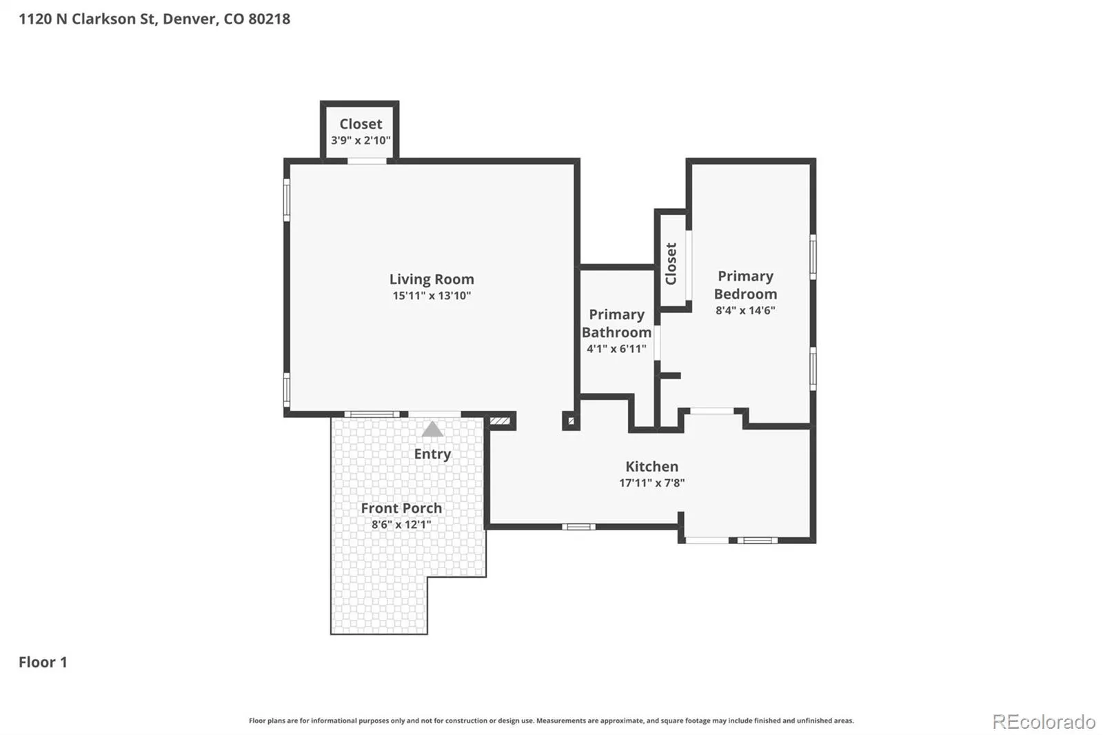 1120 N Clarkson Street #2 Denver CO 80218 MLS #REC8477668 05062026214435 1600 22