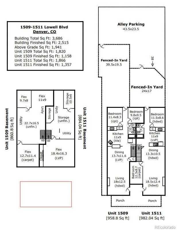 1511 N Lowell Boulevard Denver CO 80204 MLS #REC8520995 04222026222439 617 24