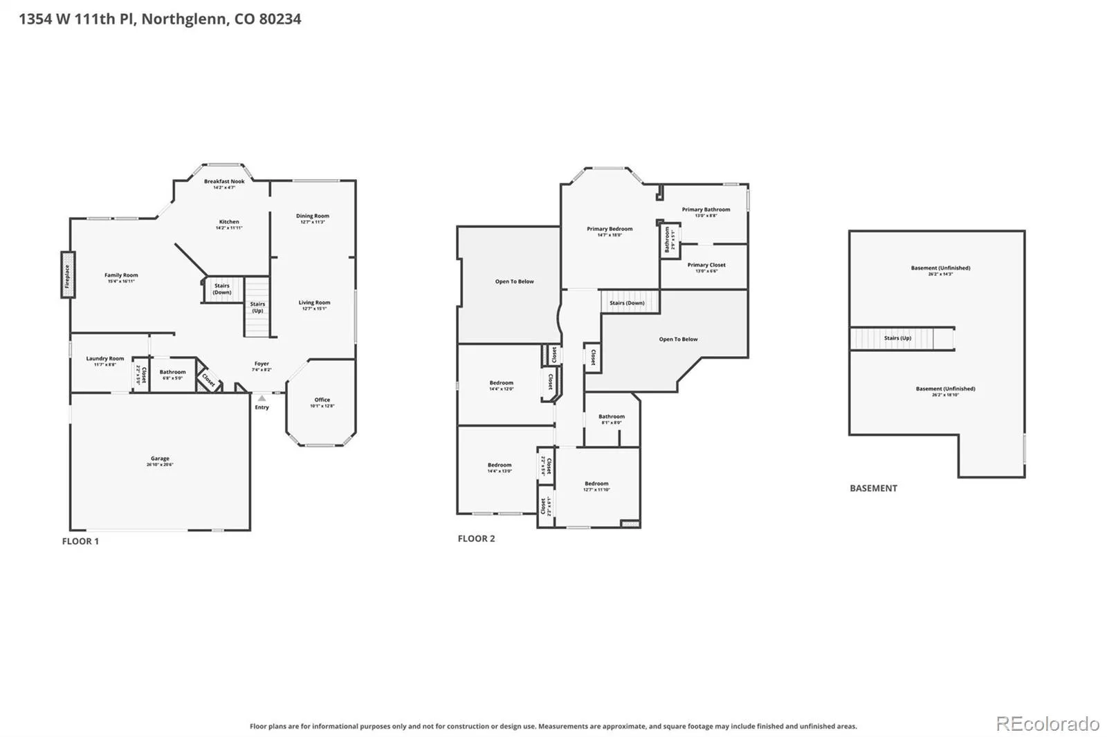 1354 W 111th Place Northglenn CO 80234 | MLS #REC8528576 08282026033545 1600 36