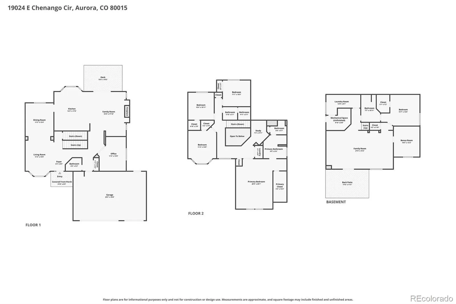 19024 E Chenango Circle Aurora CO 80015 | MLS #REC8592680 10172026234905 1600 37