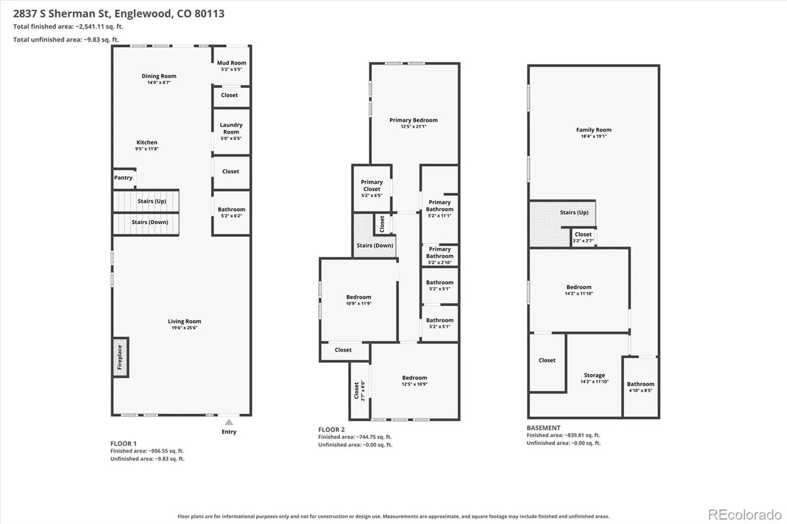 2837 S Sherman Street Englewood CO 80113 | MLS #REC8660885 07222026222051 1600 39