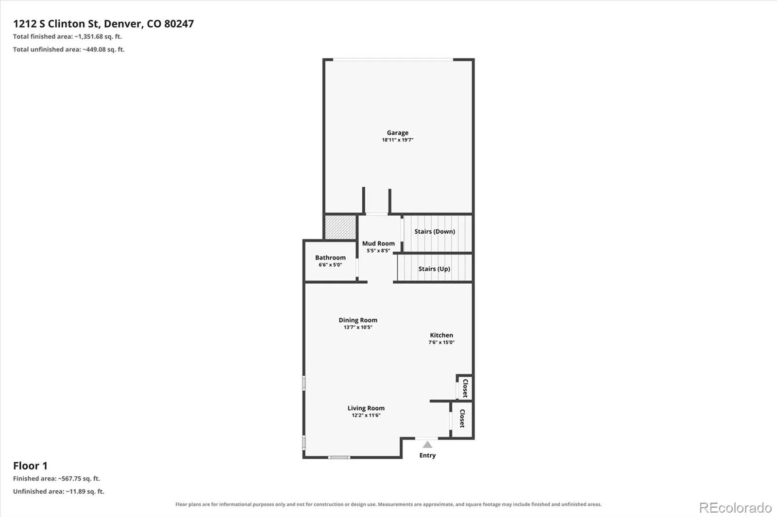 1212 S Clinton Street Denver CO 80247 | MLS #REC8681887 08122026031519 1600 45