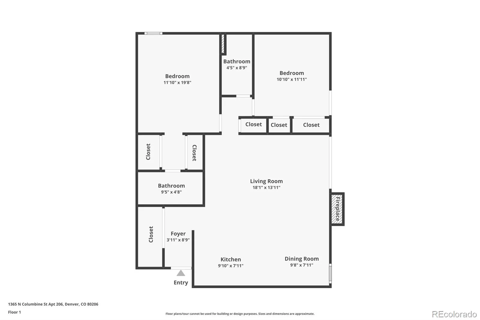1365 Columbine Street Street #206 Denver CO 80206 MLS #REC8732717 05022026054129 1600 32
