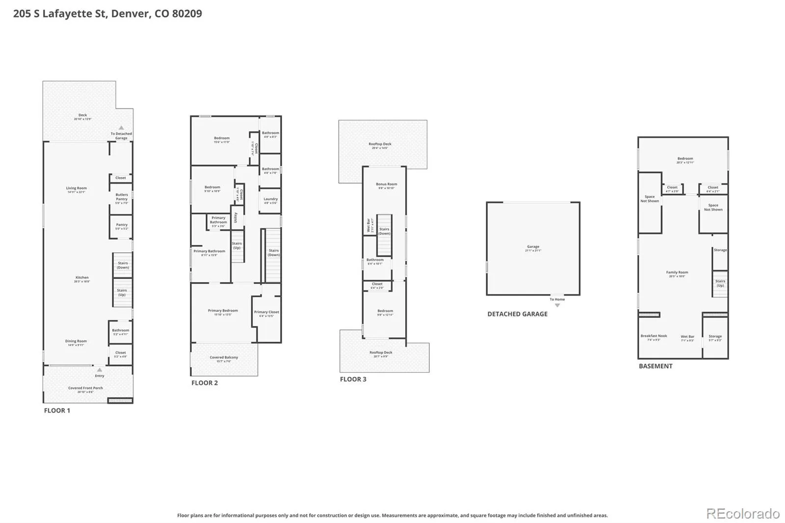 205 S Lafayette Street Denver CO 80209 MLS #REC8783445 05282026030141 1600 39