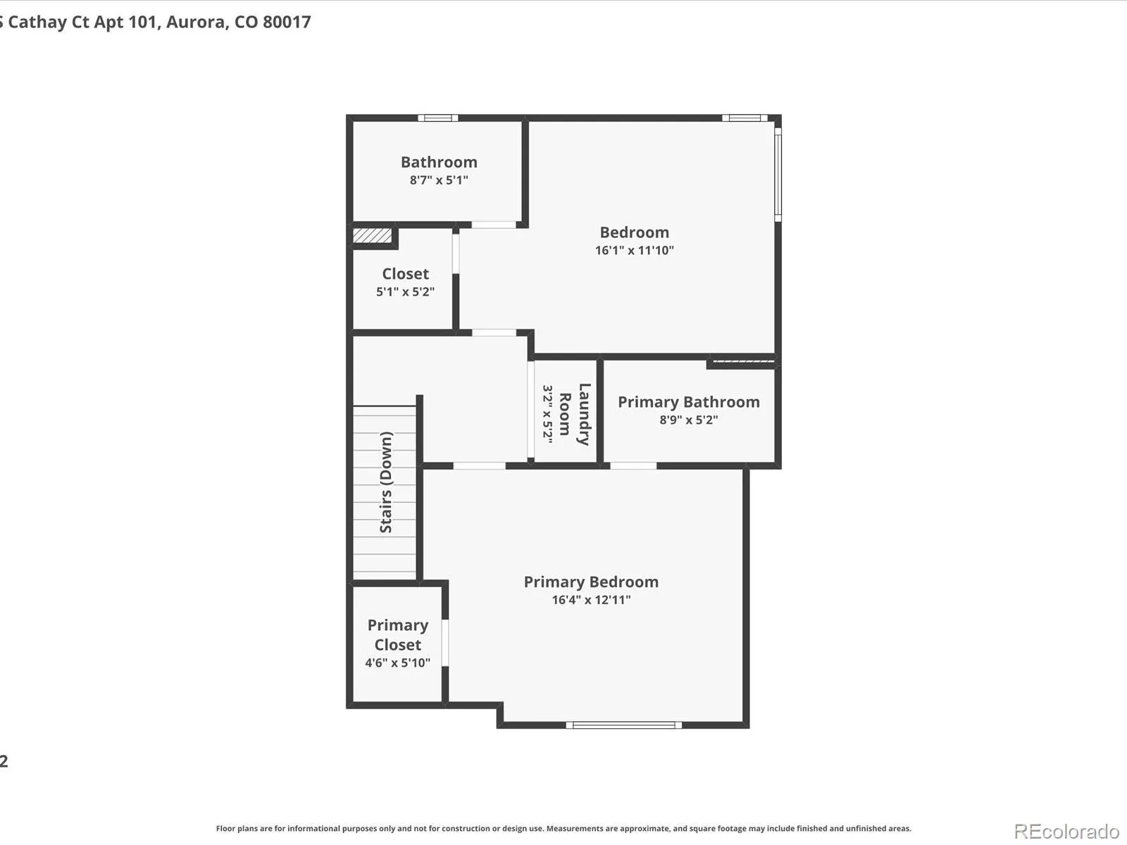 1362 S Cathay Court #101 Aurora CO 80017 MLS #REC8821769 05152026055926 1600 32