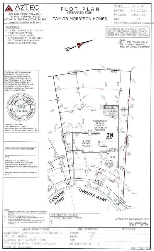 4207 Canister Point Castle Rock CO 80108 | MLS #REC8883691 08192026184246 525 38