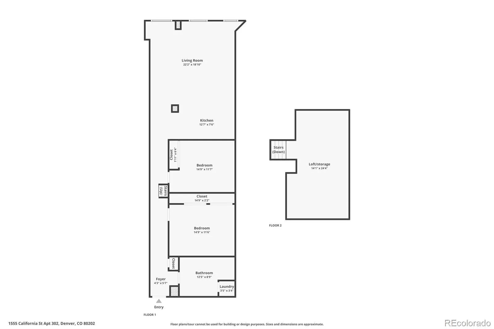 1555 California Street #302 Denver CO 80202 MLS #REC9187418 04152026202340 1600 47
