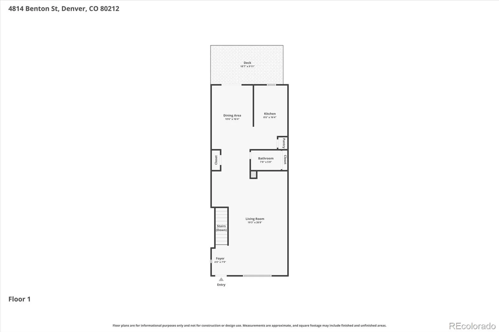 4814 Benton Street Denver CO 80212 MLS #REC9347565 05232026100540 1600 23