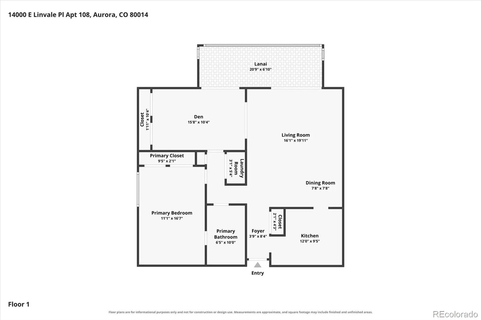 14000 E Linvale Place #108 Aurora CO 80014 | MLS #REC9363201 10082026132615 1600 26