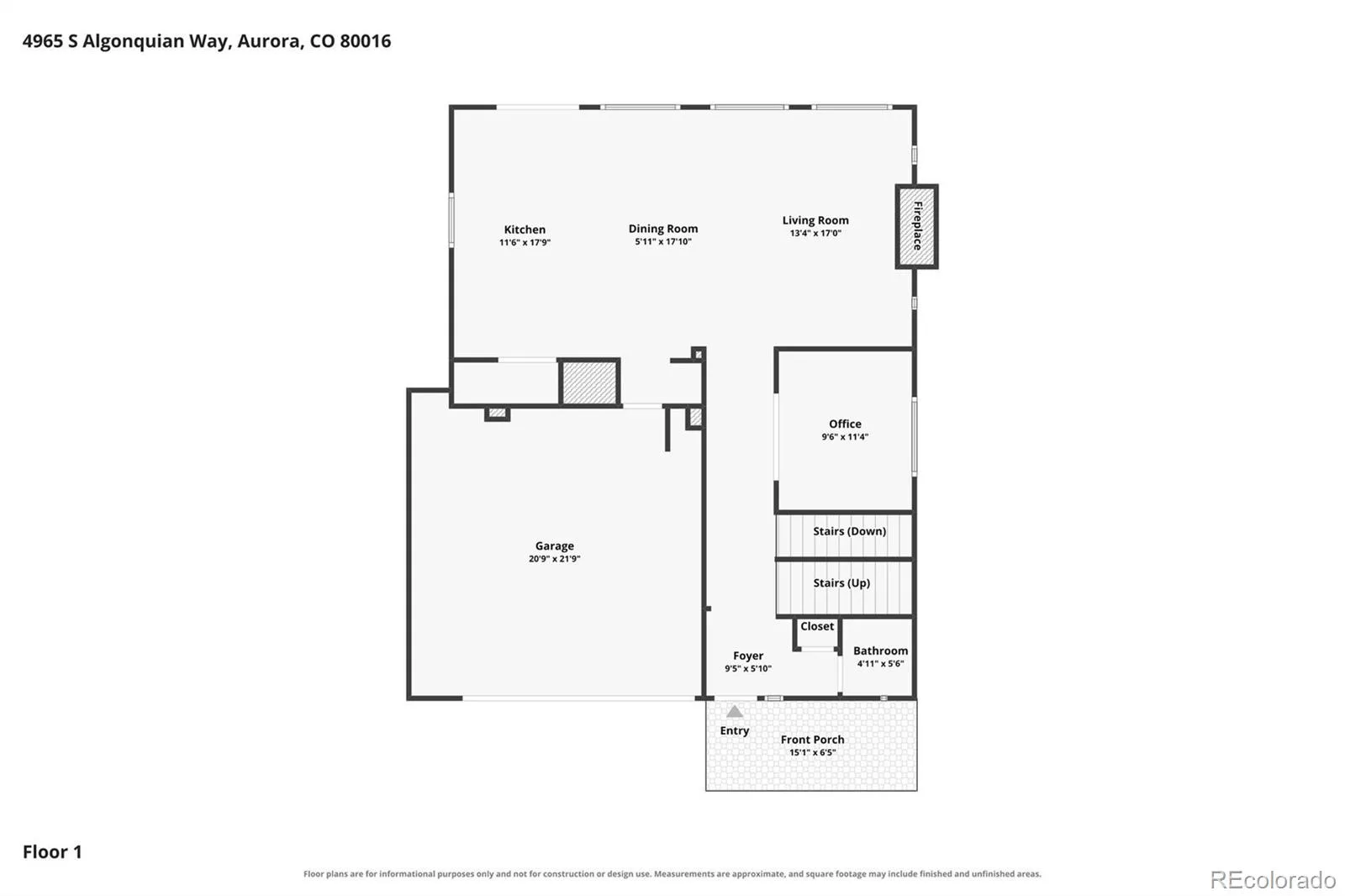 4965 S Algonquian Way Aurora CO 80016 | MLS #REC9373835 07302026214757 1600 25