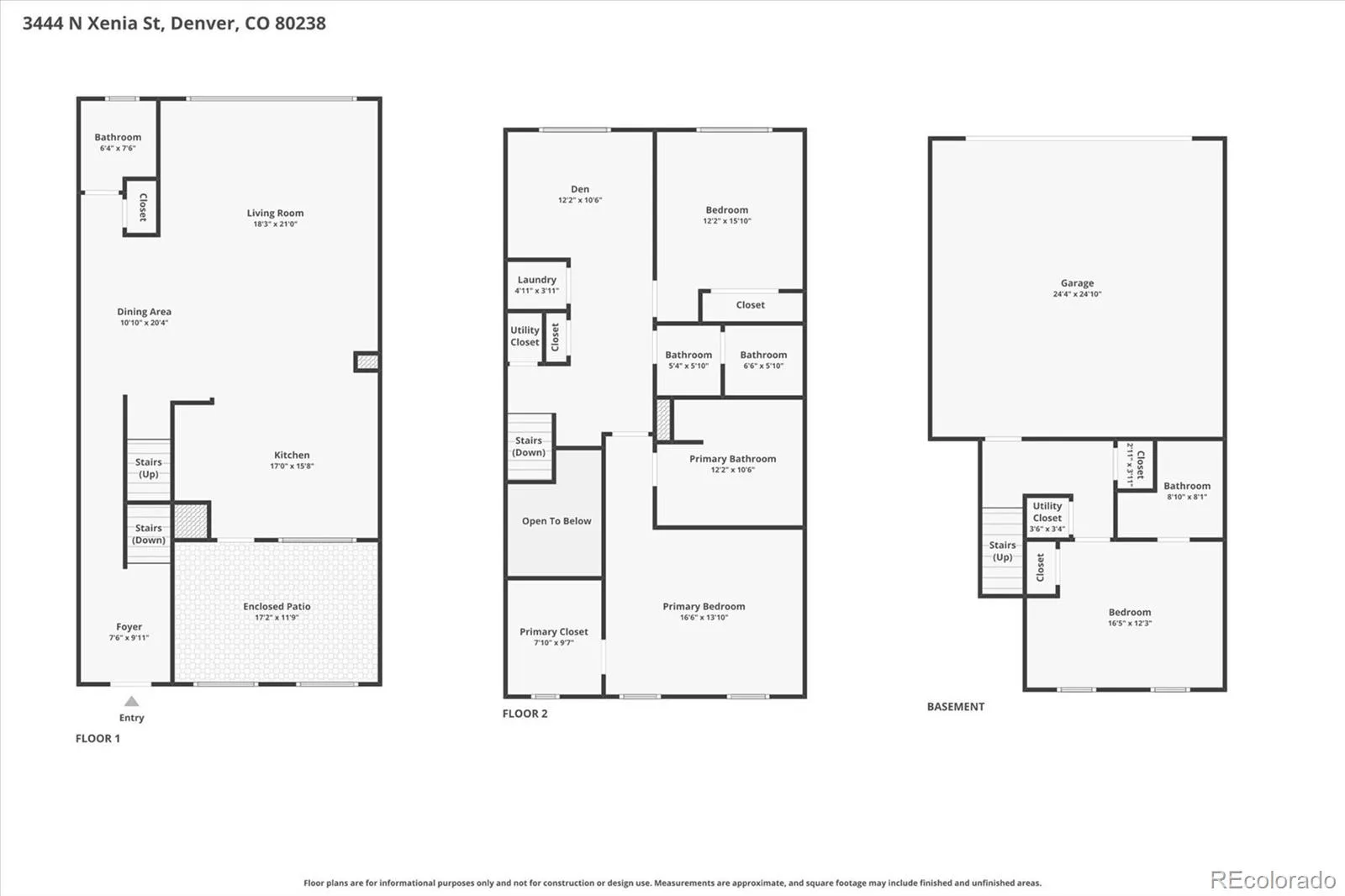 3444 N Xenia Street Denver CO 80238 MLS #REC9393729 07082026225804 1600 30
