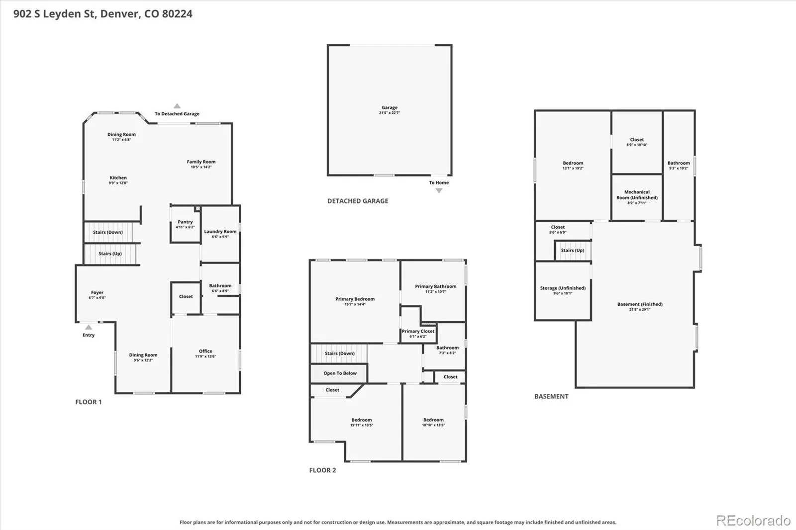 902 S Leyden Street Denver CO 80224 | MLS #REC9395306 10092026034558 1600 35
