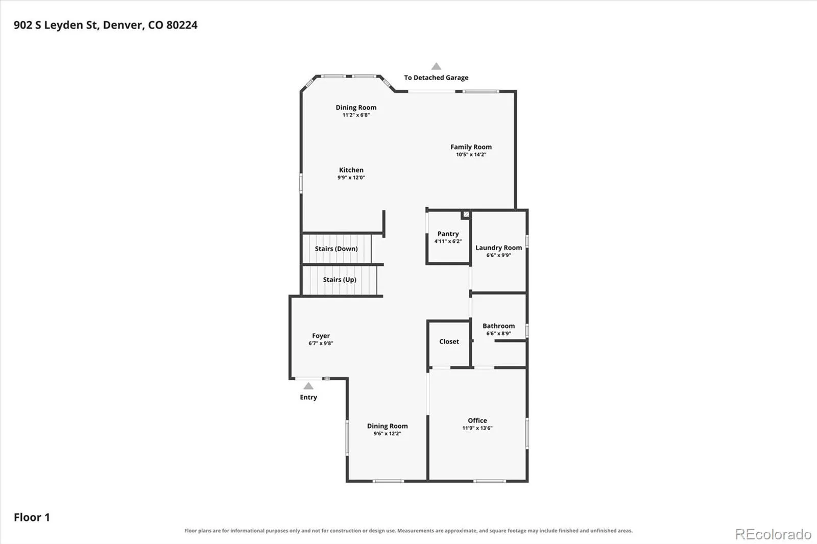 902 S Leyden Street Denver CO 80224 | MLS #REC9395306 10092026034558 1600 36