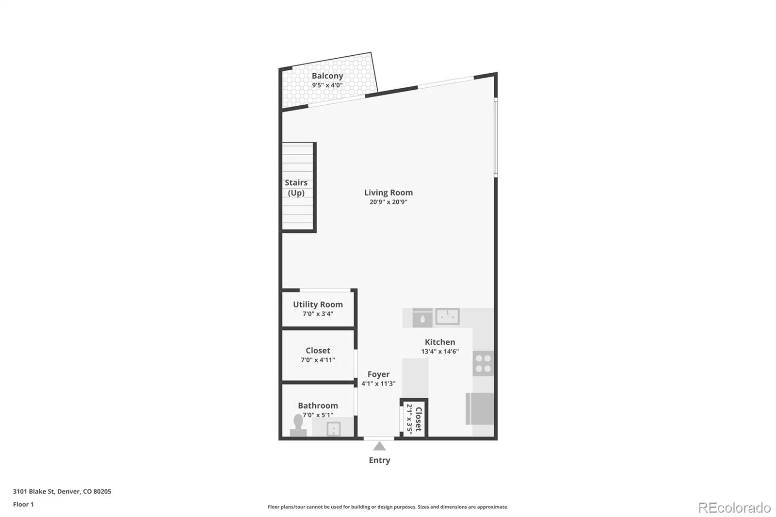 3101 Blake Street #309 Denver CO 80205 MLS #REC9449121 05062026195419 1600 30