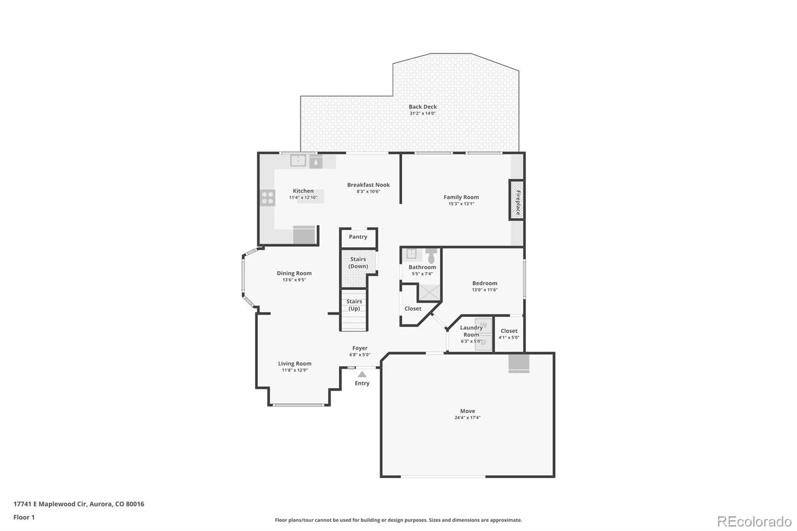 17741 E Maplewood Circle Aurora CO 80016 MLS #REC9561835 04282026173339 1600 46