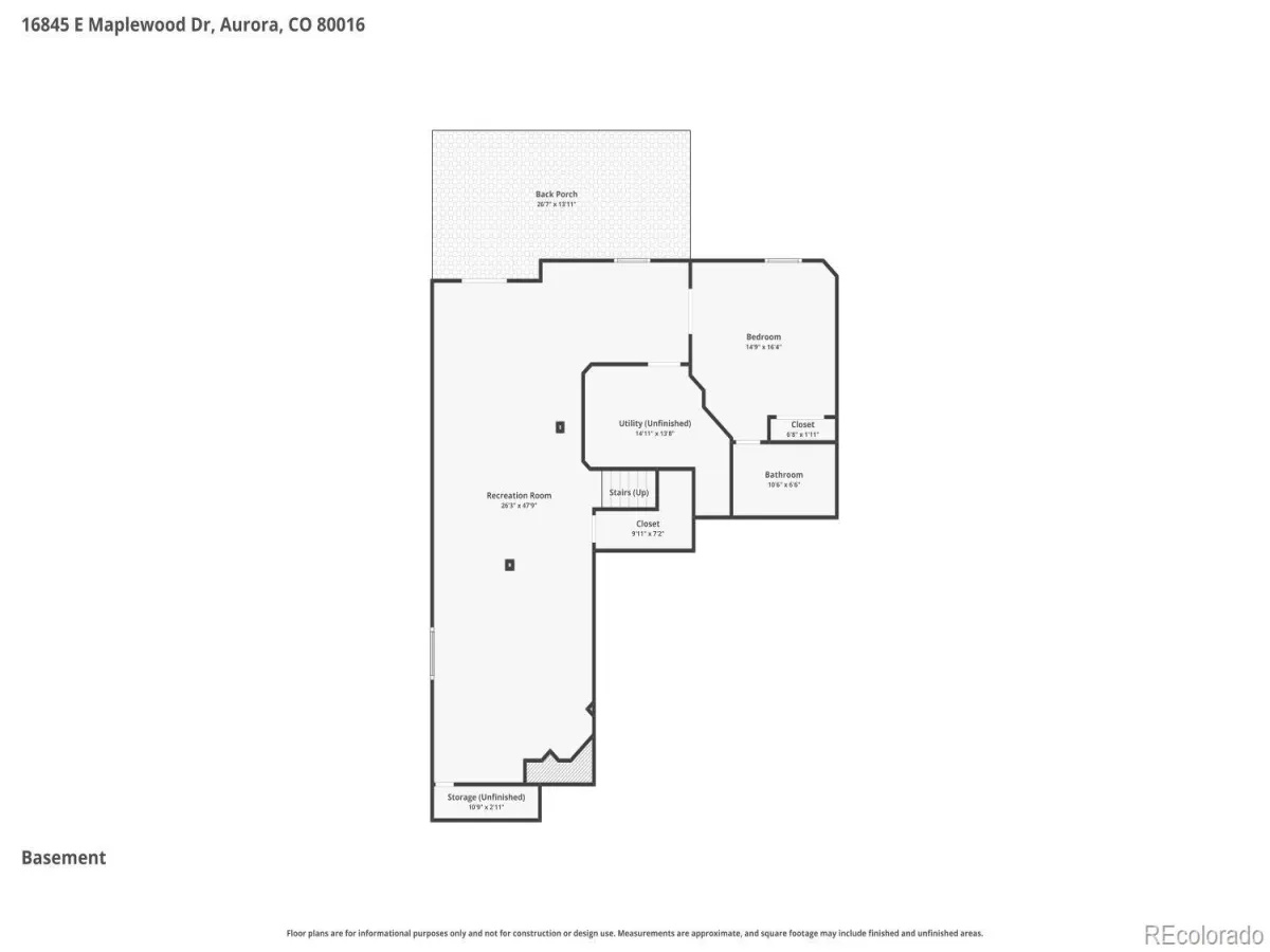 16845 E Maplewood Drive Aurora CO 80016 MLS #REC9576099 04302026224721 1200 34