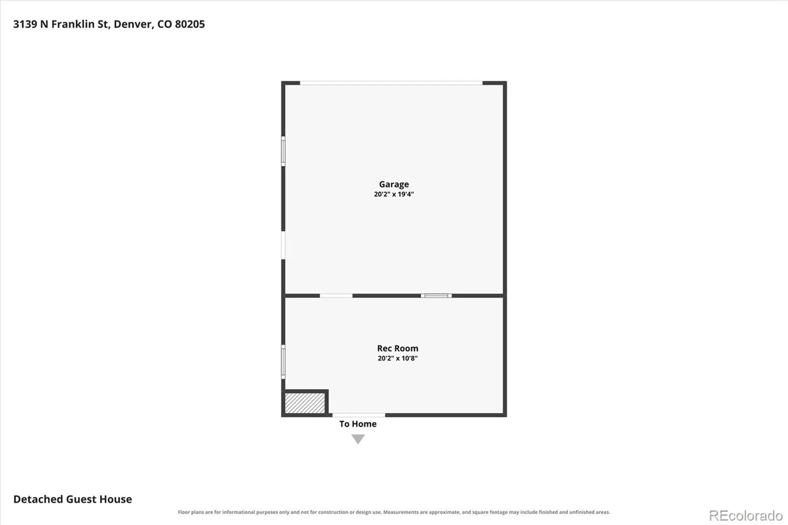 3139 N Franklin Street Denver CO 80205 | MLS #REC9656358 08242026160905 1600 45