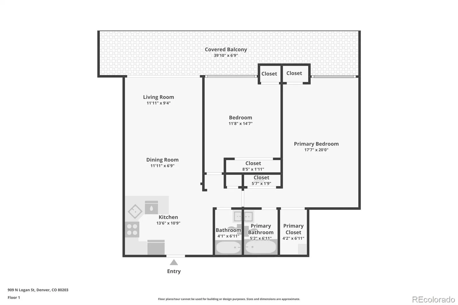 909 N Logan Street #5B Denver CO 80203 | MLS #REC9664691 09042026165732 1600 43