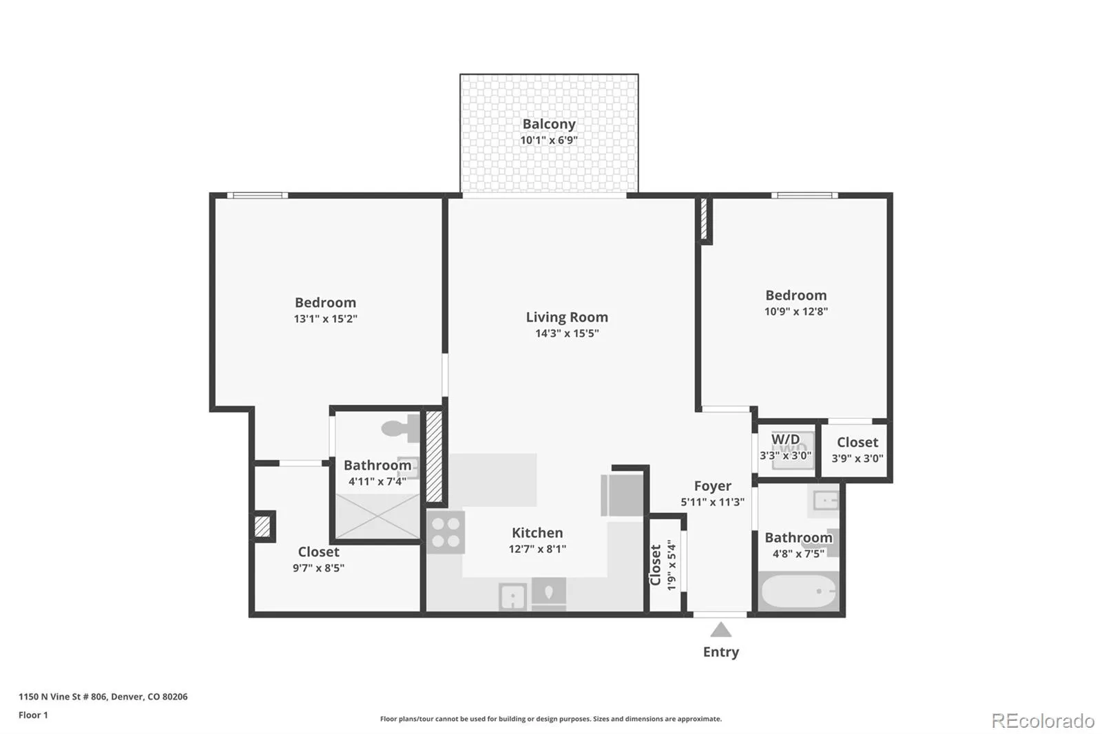1150 Vine Street #806 Denver CO 80206 MLS #REC9729846 05142026213048 1600 17