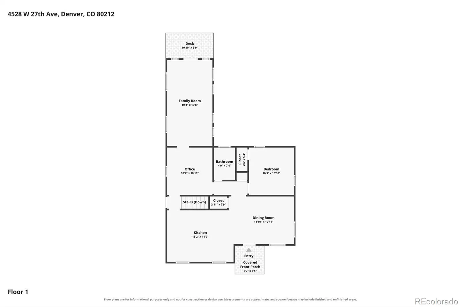 4528 W 27 Avenue Denver CO 80212 | MLS #REC9737311 08262026162537 1600 26