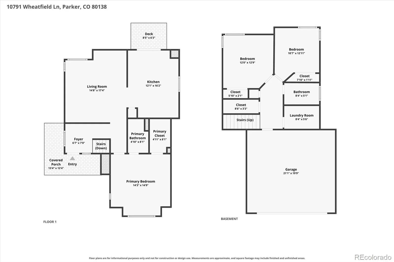 10791 Wheatfield Lane Parker CO 80138 | MLS #REC9800313 08052026181945 1600 22