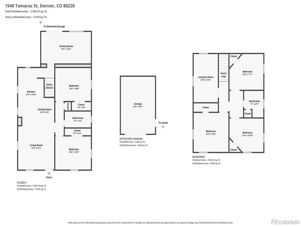 1540 Tamarac Street Denver CO 80220 | MLS #REC9835701 09242026035119 1200 27