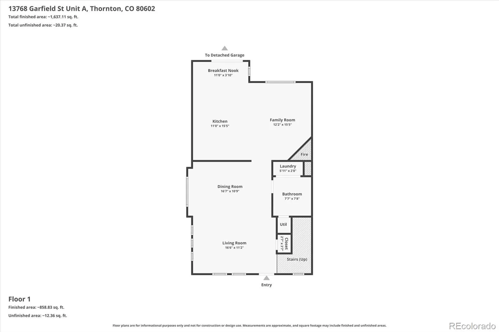 13768 Garfield Street #A Brighton CO 80602 | MLS #REC9875441 07162026202105 1600 22