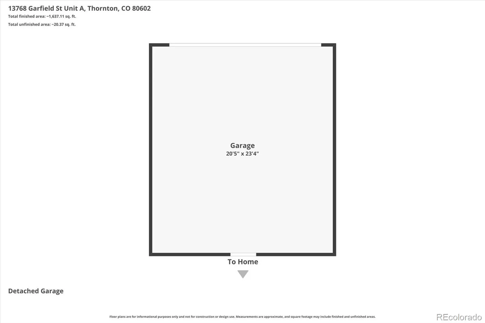 13768 Garfield Street #A Brighton CO 80602 | MLS #REC9875441 07162026202105 1600 23