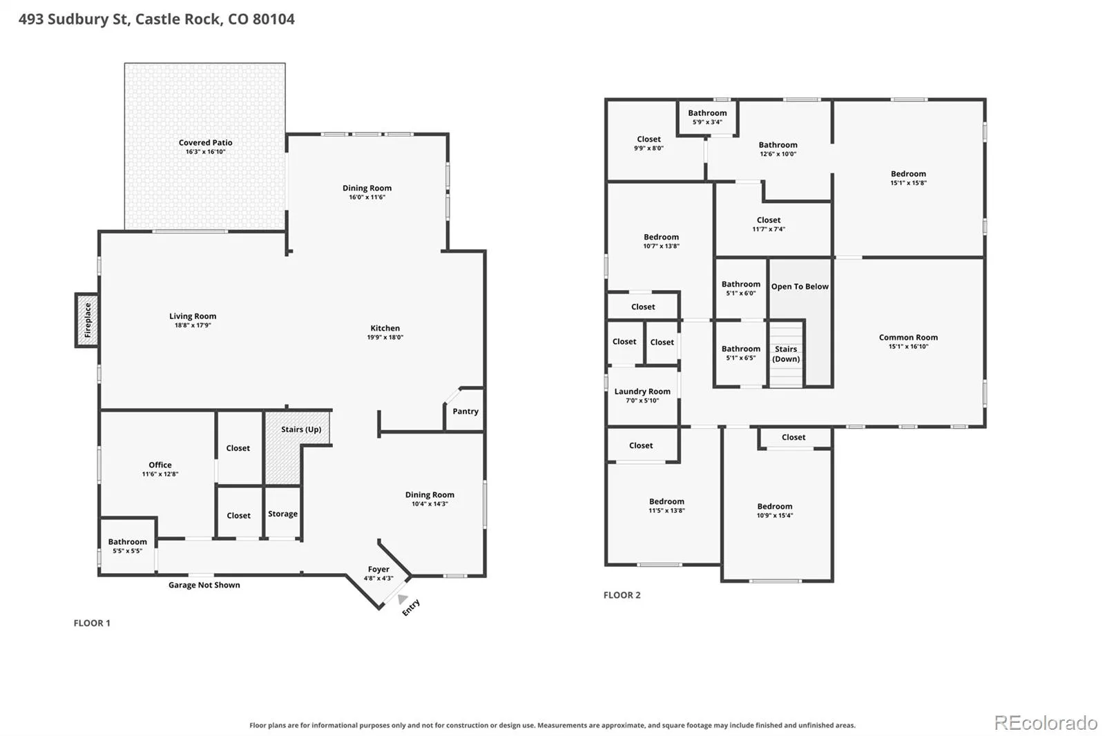 493 Sudbury Street Castle Rock CO 80104 | MLS #REC9899322 08132026084457 1600 49